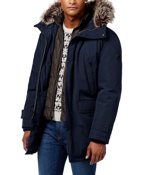 michael kors mens winter parka|Michael Kors men's windbreaker.